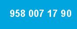 958 007 17 90 958 007 17 90